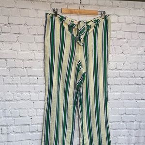 Tory Burch linen stripped pants